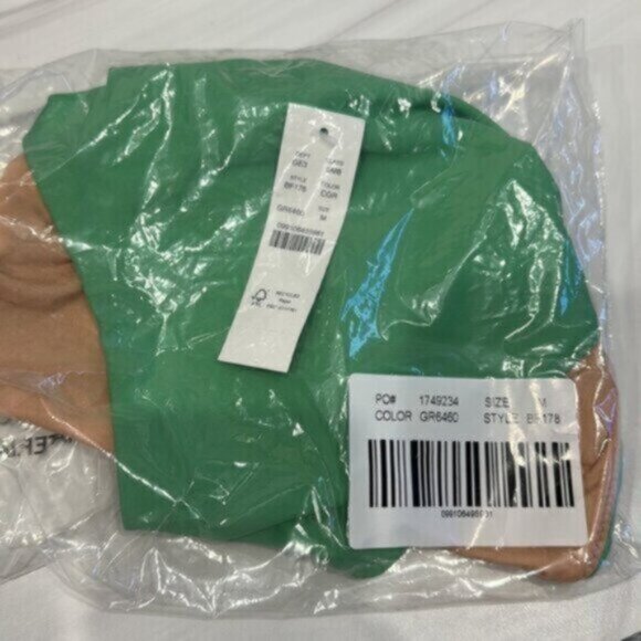 NWT J.Crew Women's Green High-Rise Bikini Bottom Size Medium - Picture 2 of 4